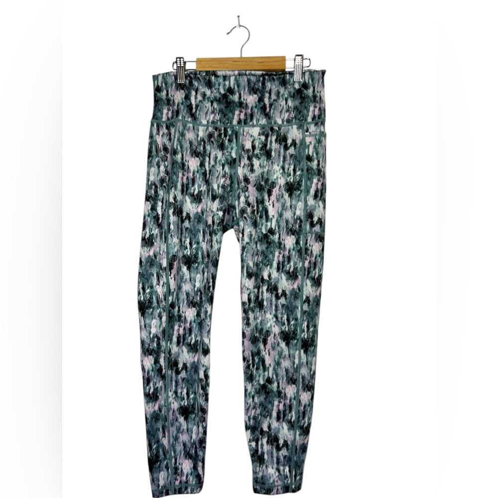 Sweaty Betty High-Rise Active Leggings - Green/Pink